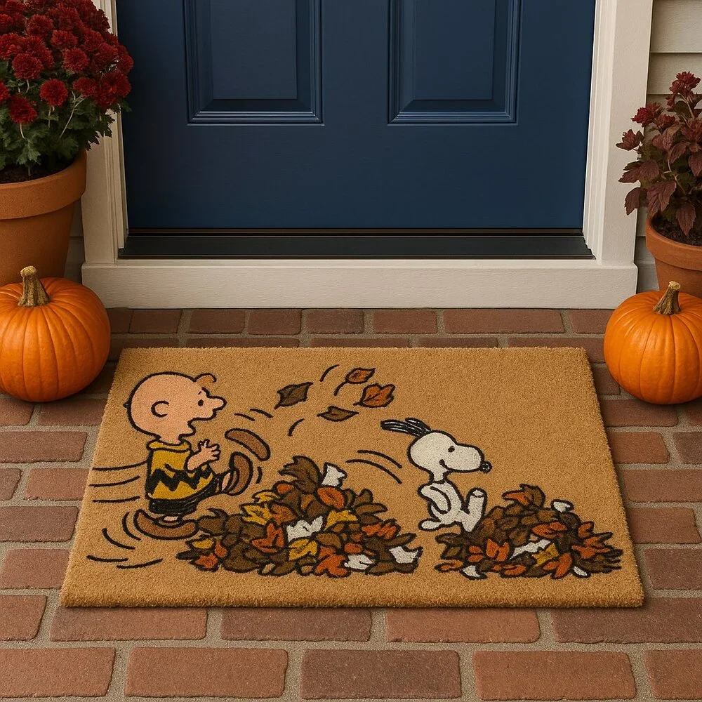Peanuts Leaf Pile Coir Doormat - Picture 2 of 2